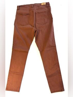 Women’s Skinny Pants in Rust Brown